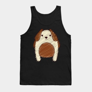 Kawaii Dog Doodle Tank Top